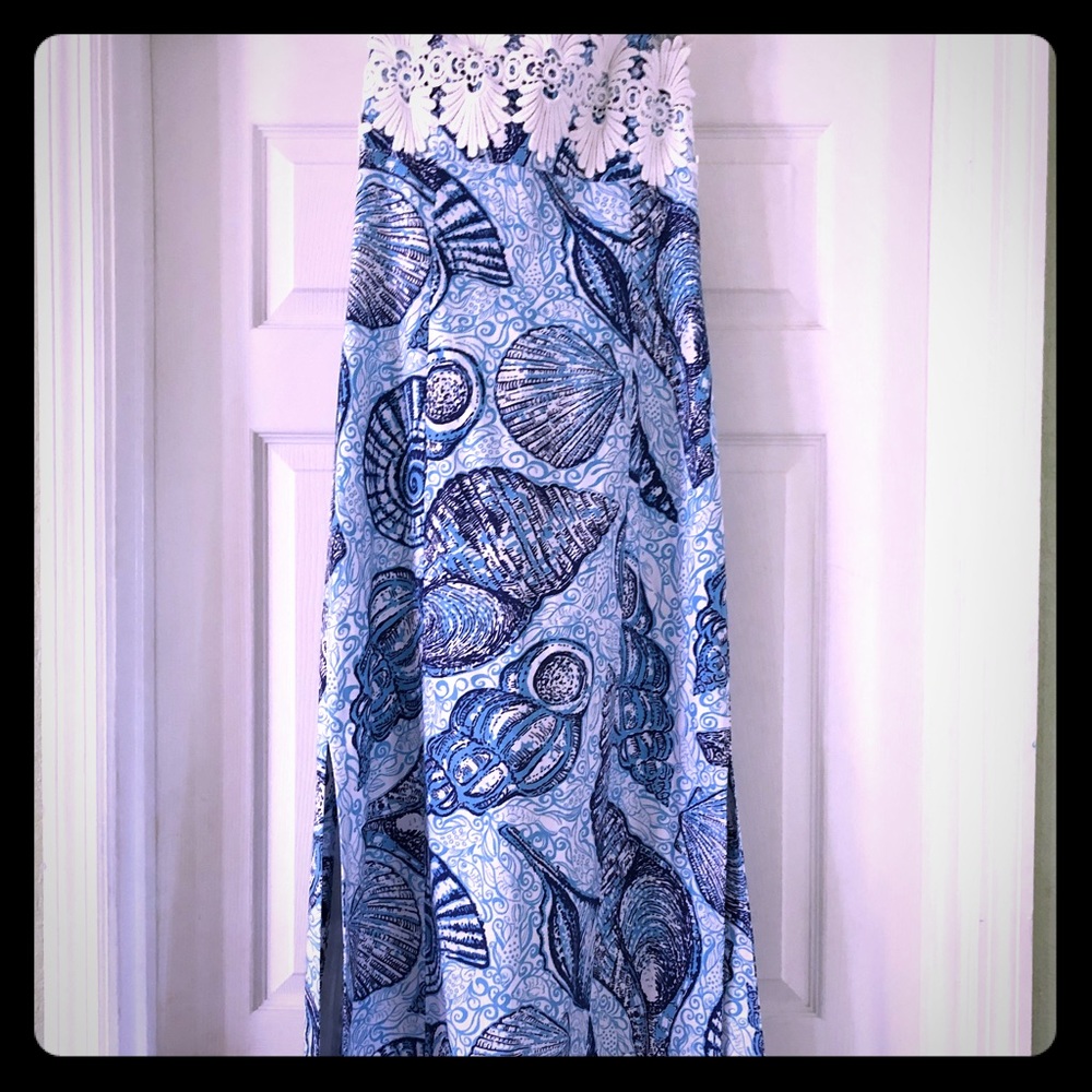 Lilly Pulitzer Original Strapless Seashell Dress